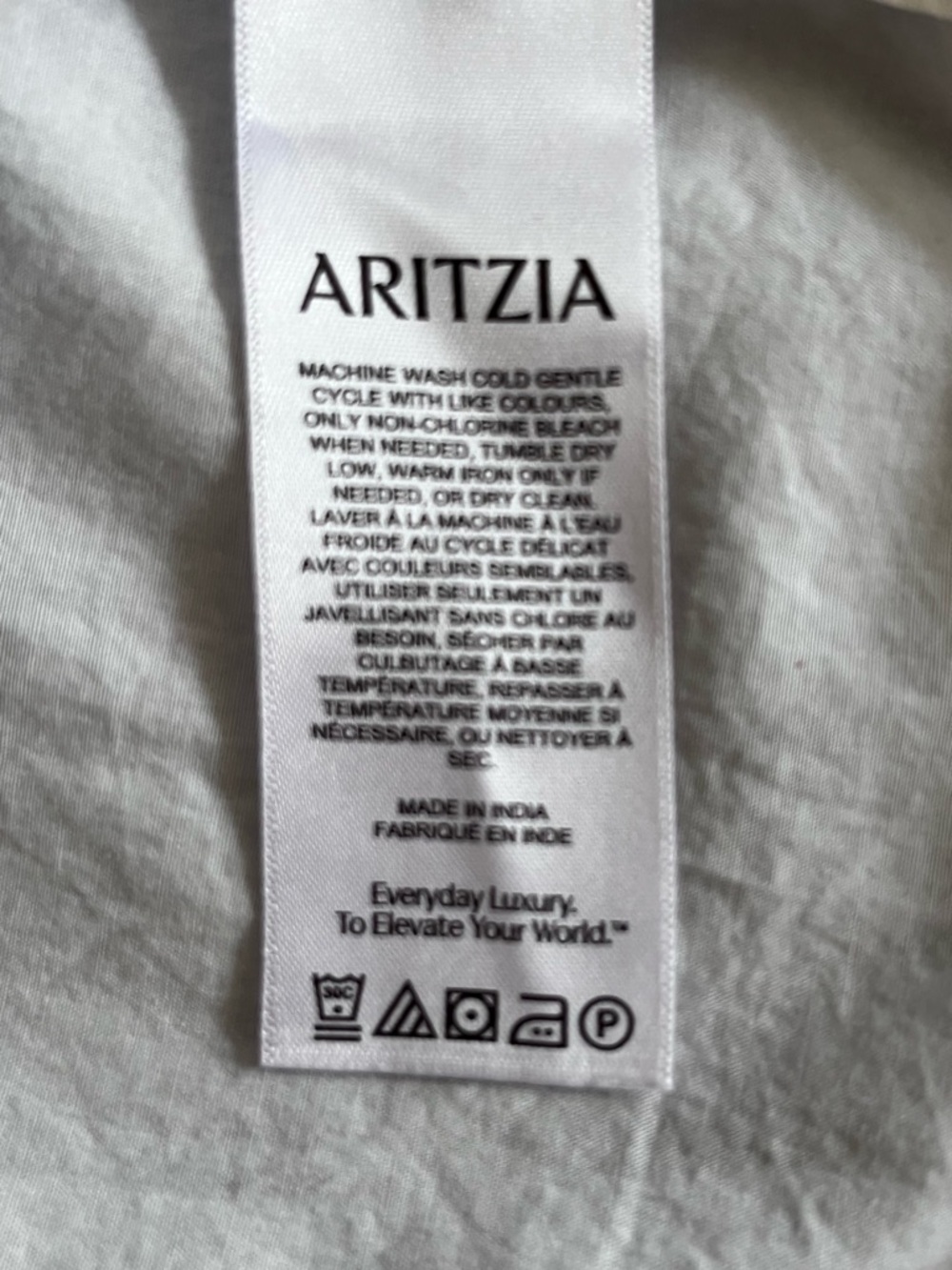 Aritzia Sunday’s Best Poplin Minerva white blouse cotton off the shoulder - Picture 8 of 8